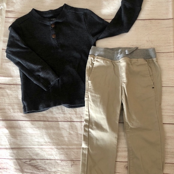 Outfit 2T Old Navy Pants/Childrens Place LS Top - Picture 1 of 5